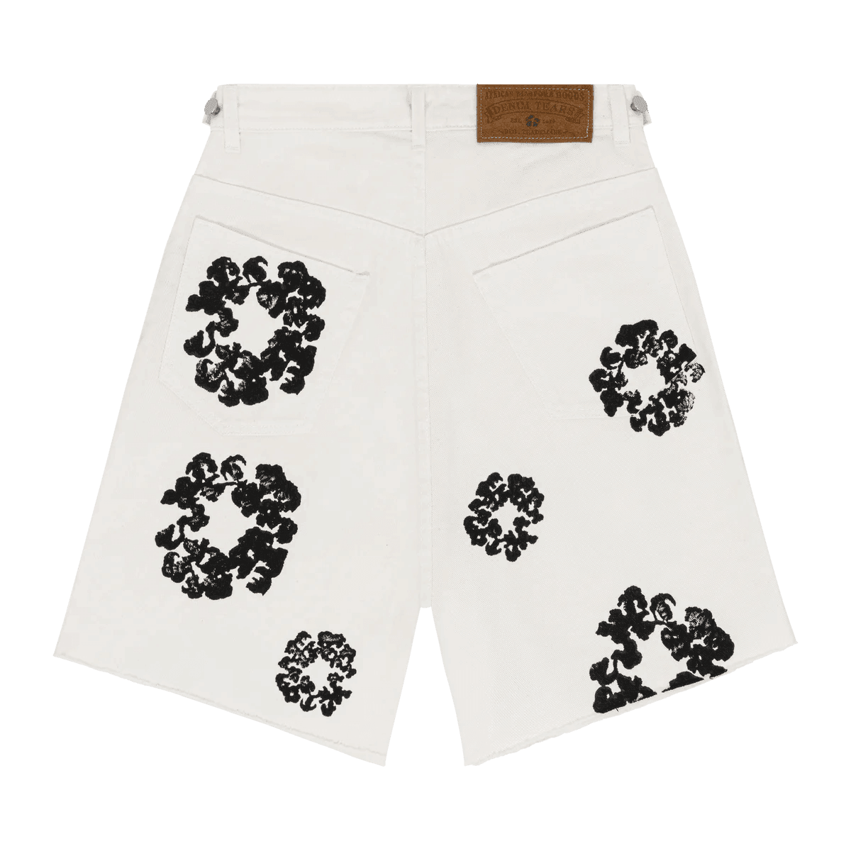 Denim Tears The Cotton Wreath Jean Short White - Supra Sneakers