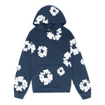 Denim Tears The Cotton Wreath Sweatshirt Navy Blue - Supra Sneakers - Image 1