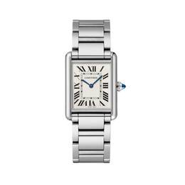 Orologio Cartier Tank Must de Cartier, Modello Grande, Movimento al quarzo ad alta autonomia, in acciaio