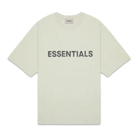 Fear of God Essentials Boxy-Tee mit Appliqué-Logo in Sage