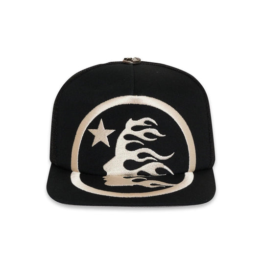 Hellstar Big Logo Trucker Snapback Hat - Supra Sneakers