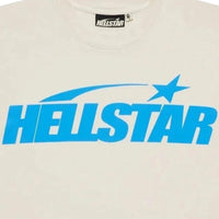Hellstar Studios Classic T-Shirt Beige & Light Blue