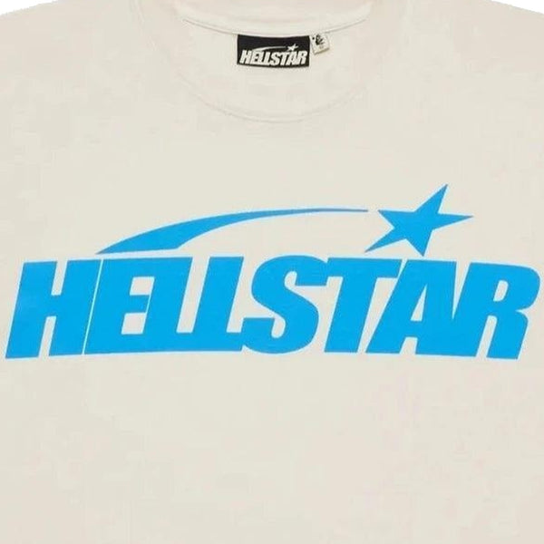 Hellstar Studios Classic T-Shirt Beige & Light Blue
