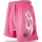 Hellstar Flame Shorts Pink & White - Image 3