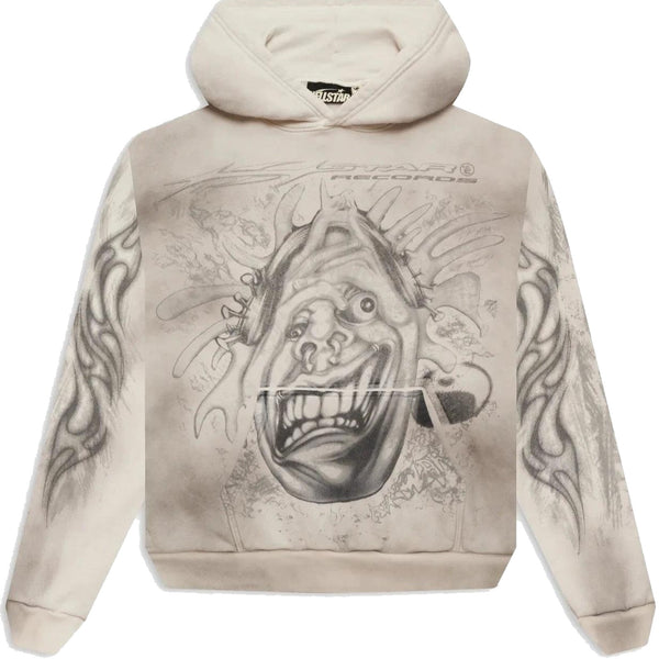 Hellstar HStar Records Hoodie White
