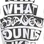 Hellstar Is This What Heaven Sounds Like? T-Shirt White - Image 2