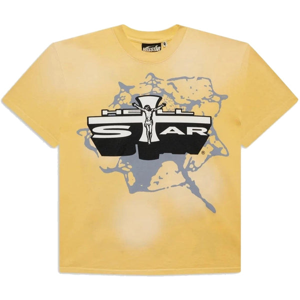 Hellstar Jesus T-Shirt Yellow