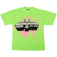 Hellstar Fils de Dieu T-shirt Vert fluo