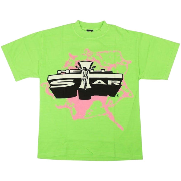 Hellstar Son of G-D T-shirt Neon Green - Supra Sneakers