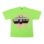 Hellstar Son of G-D T-shirt Neon Green - Supra Sneakers - Image 1