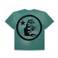 Hellstar Sports Logo T-Shirt Green - Supra Sneakers