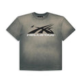 Maglietta grigia con logo sportivo Hellstar