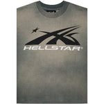 Hellstar Sports Logo T-Shirt Grey - Supra Sneakers - Image 3