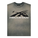 Hellstar Sports Logo T-Shirt Grey - Supra Sneakers - Image 3