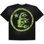Hellstar Studios Classic Cracked T-Shirt Black & Green - Image 2