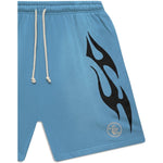 Hellstar Studios Flame Shorts Blue - Image 3