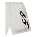 Hellstar Flame Shorts White & Grey - Image 3