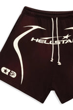 Hellstar Studios Warm Up Shorts Brown - Supra Sneakers - Image 3