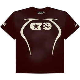 Hellstar Studios Warm Up T-Shirt Brown
