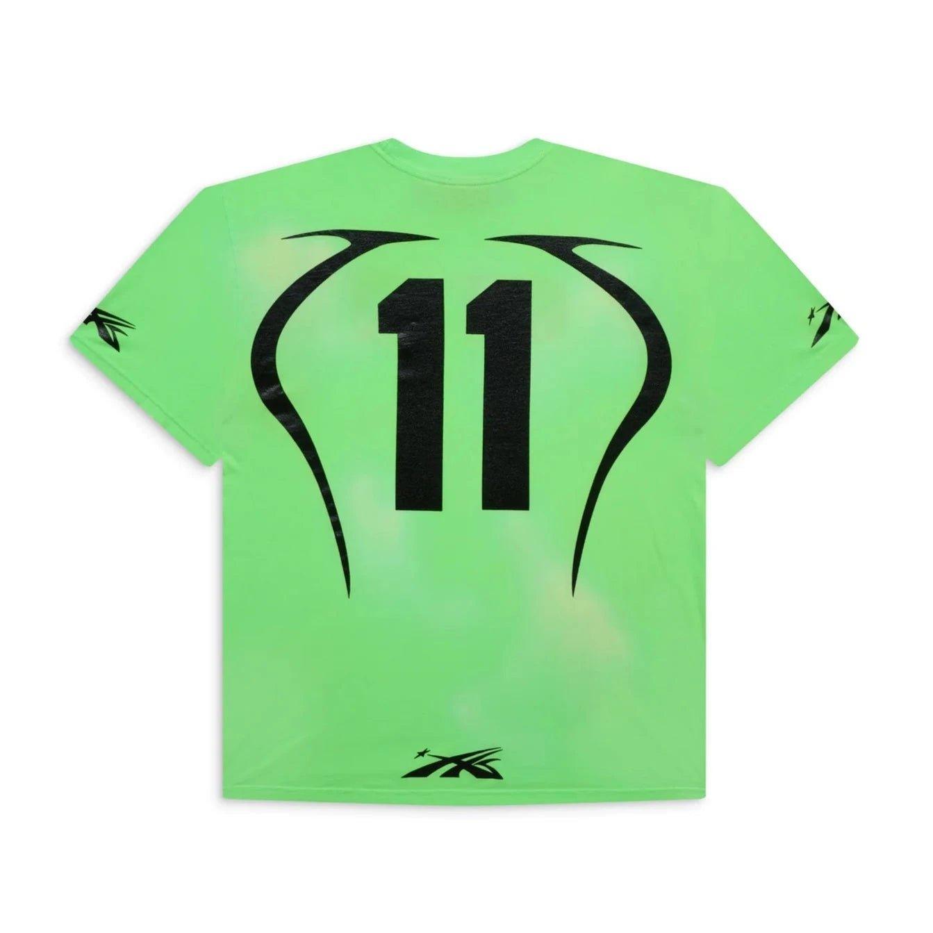 Hellstar Studios Warm Up T - Shirt Neon Green - Supra Sneakers