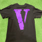 Vlone Friends T-Shirt Black Purple, T-Shirt - Supra Sneakers