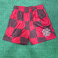 Eric Emanuel EE Basic Plaid Short Red / Chocolate, Shorts - Supra Sneakers