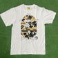 Bape 1st Camo Katakana Tee White/Yellow, T-Shirt - Supra Sneakers