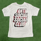 Anti Social Social Club Plaid Red Tee White, T-Shirt - Supra Sneakers