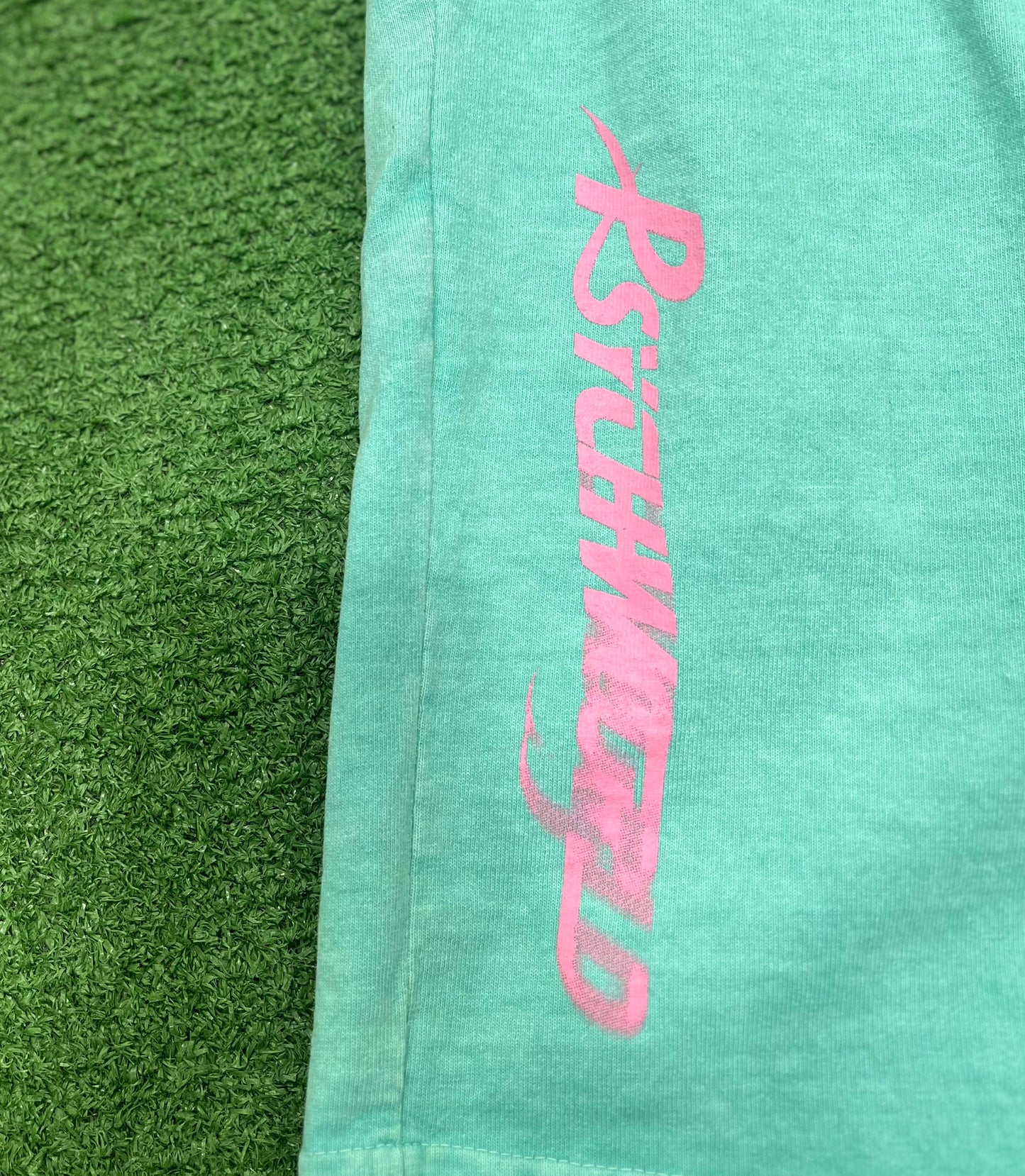 Psychworld Teal Canvas Shorts Pink Logo, Shorts - Supra Sneakers