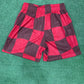 Eric Emanuel EE Basic Plaid Short Red / Chocolate, Shorts - Supra Sneakers