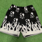 WWY Flame Shorts Black, Shorts - Supra Sneakers