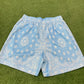 Bravest Studios Sky Blue Paisley Shorts, Shorts - Supra Sneakers