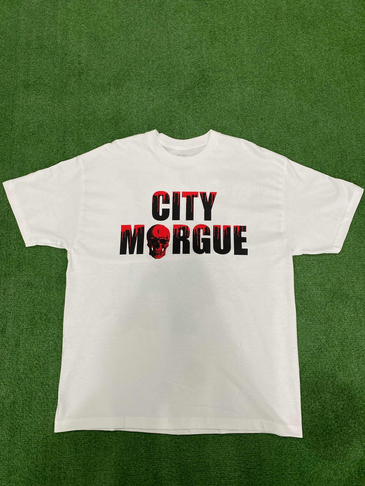 Vlone x City Morgue Dogs Tee White, T-Shirt - Supra Sneakers