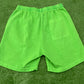 Psychworld Lime Green Canvas Shorts Black Logo, Shorts - Supra Sneakers