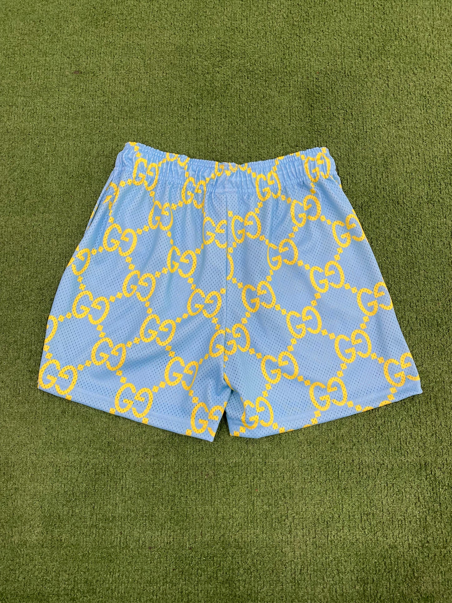 Bravest Studios Mega G Baby Blue Shorts, Shorts - Supra Sneakers