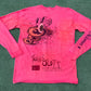 Travis Scott O2 Live Long-Sleeve Pink Tie-Dye, T-Shirt - Supra Sneakers