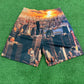 Bravest Studios Skyline Shorts Orange, Shorts - Supra Sneakers