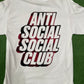 Anti Social Social Club Plaid Red Tee White, T-Shirt - Supra Sneakers