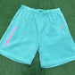 Psychworld Teal Canvas Shorts Pink Logo, Shorts - Supra Sneakers