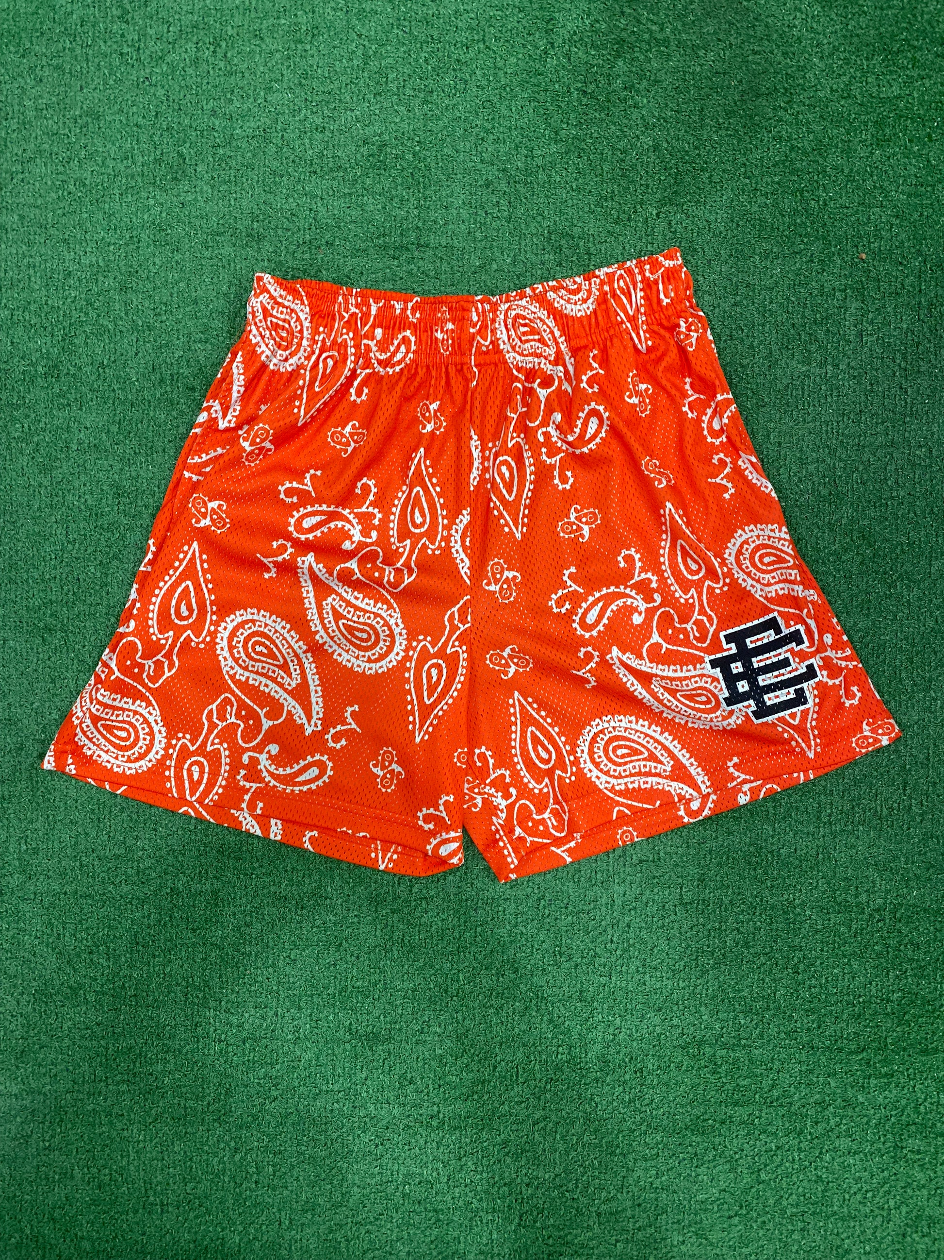 Eric Emanuel EE Basic Short Paisley Orange, Shorts - Supra Sneakers