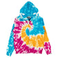 Ladies Bape Tie Dye Shark Zip Up Hoodie (W) - Supra Sneakers