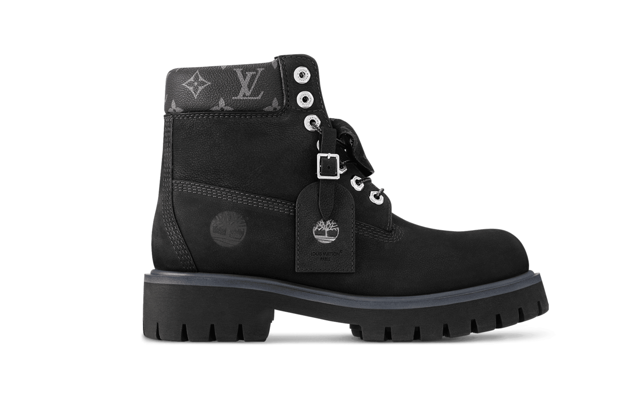 Louis Vuitton Timberland 6" Ankle Boot Black