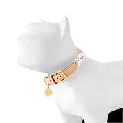 Louis Vuitton x Takashi Murakami Monogram Multicolor Dog Collar MM White Multicolored