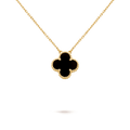 Van Cleef & Arpels Vintage Alhambra Ciondolo in oro giallo 18K, Onice