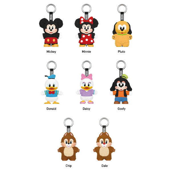Pop Mart Disney Mickey Family Together Series Plush Keychain Single Blind Box