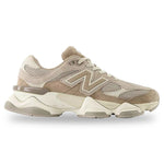 Beige sneaker with New Balance logo on a white background - Image 1
