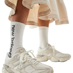 New Balance 9060 Beige Ribbon Laces - Image 4