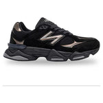 Black sneaker with New Balance logo on a white background - Image 1