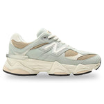 White sneaker with beige accents on a white background - Image 1