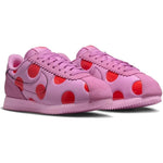 Nike Cortez Polka Dots Light Magenta Bright Crimson Pink (Women's) sneakers — style IR1332-500 — photo 2 of 5 - Image 2